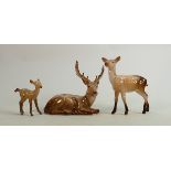 Beswick Stag family group (3):