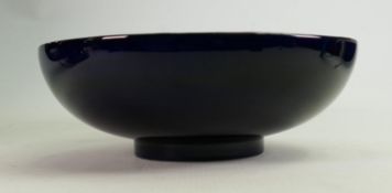Moorcroft Clematis patterned fruit bowl: Diameter 28cm.