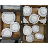 A large collection of Wedgwood Angela patterned Floral Dinner ware to include: dinner plates,