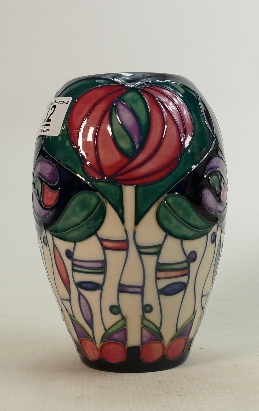 Moorcroft Rennie Mackintosh vase: Height 19cm