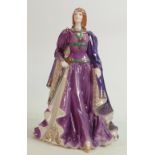 Royal Worcester for Compton & Woodhouse lady figure Branwen Daughter of Llyr: Limited edition.