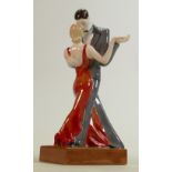 Royal Worcester large limited edition figure The Dancers: Boxed with cert.