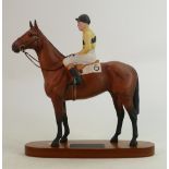 Beswick Connoisseur model of Arkle with Pat Taaffe up: