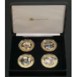 Heirloom proof £5 Coin collection: Gold plated coins from The life & Times of her Majesty the