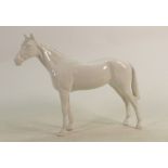 Beswick white opaque Bois Roussel horse: 701 (restored back leg).