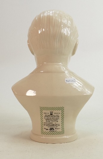 Large Kevin Francis Creamware bust of Harold MacMillan: Limited edition, height 30cm. - Image 3 of 4