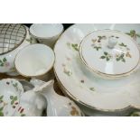 Large collection of Wedgwood Wild Strawberry china: