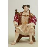 Wedgwood for Compton & Woodhouse figure Henry VIII: Limited edition, boxed with cert.