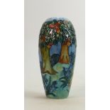 Moorcroft New Forest vase: Height 19cm.