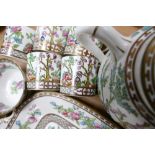 Coalport Indian Tree coffee set: (Part of one large collection with items dating from 1880s to