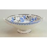 Wedgwood Millicent Taplin handled bowl: Signed MT to base, vendor being Secretarial Staff in the
