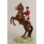 Beswick huntsman on rearing horse 868: First version.