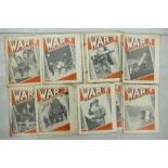 A collection of Second World War WWII illustrated magazines The war illustrated: 35 editions,