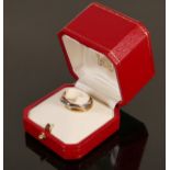 Gents Cartier Trinity 18ct 3 colour gold ring: Size U, weight 9.7g. Replacement value £1150. It