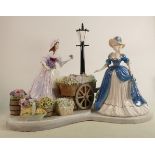 Coalport limited edition figure group The Flower Seller: