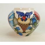 Moorcroft vase Hair Brained Owl pattern: Limited edition 5/60 Measures 12cm x 13cm. With box. No