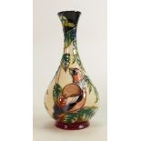 Moorcroft vase Ingleswood pattern: Measures 23cm x 12cm. With box. No damage or restoration.