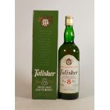 Talisker 8 Year Old Scotch Whisky: 26 2/3 Fl oz, 80 Proof.