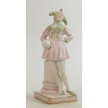 Royal Doulton limited edition character figure Lady Jester HN3924: Boxed with cert.