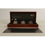 Royal Mint sovereign three coin set 2013 boxed & COA: Includes full, half and tenth of a sovereign