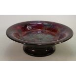 Rare early William Moorcroft Flambe Pomegranate large bowl: