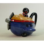 Carltonware large limited edition Golly Aeroplane teapot: Height 16cm.