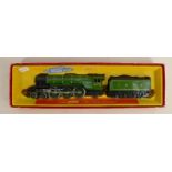 Triang Hornby OO Gauge boxed R.855 Flying Scotsman 4-6-2 steam locomotive and special corridor