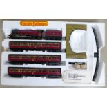 Triang Hornby OO Gauge 4-6-2 Princess Elizabeth LMS set: Some track missing & parts missing in non
