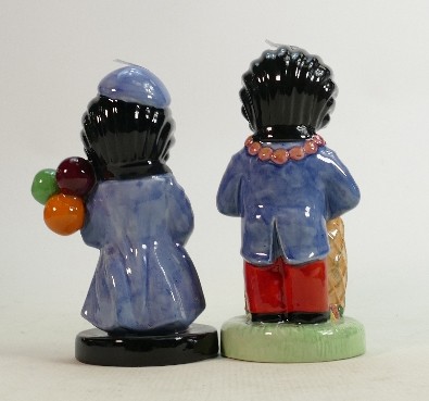 Carltonware large limited edition Golly figures to include Balloon Seller & Bongo Player: Height - Image 2 of 3