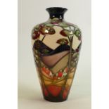 Moorcroft Brendon Valley decorated vase: Height 24cm, dated 2006, limited edition.