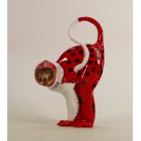 Alex Hooper (Minton) Unique Polka Dot Monkey: Decorated with script, height 23cm.