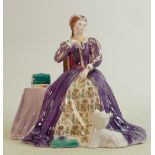 Royal Worcester large figure Mary Queen of Scots: Limited edition for Compton & Woodhouse.