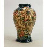 Moorcroft Spike vase: Gold signed by Beverly Wilks dated 1998, height 16cm.