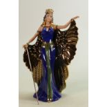 Coalport limited edition figure for Compton & Woodhouse Cleopatra the Egyptian Queen: Boxed with