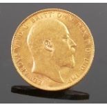 1906 Gold Full Sovereign: