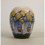 Moorcroft vase 8 Maids a Milking: Designed by Kerry Goodwin 1st quality 9cm high.