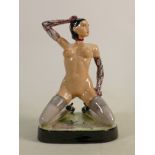 Peggy Davies Erotic Megan Figurine: Artist original colourway 1/1 by M Jackson.