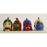 Lorna Bailey set of 4 Andrew Warhol Beatles character jugs: