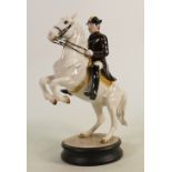 Beswick Lipizzaner on a round base 2467: First version.