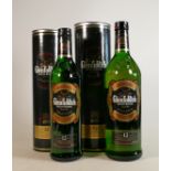 Two Glenfiddich Special Reserve Cased Pure Malt Whiskys: 1ltr at 40% & 70cl at 40%. (2)