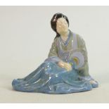 Royal Doulton figure The Japanese Fan HN439: Small fire crack & hairline crack across the base.