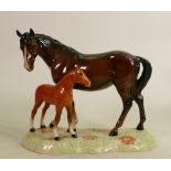 Beswick mare & foal on base 953: