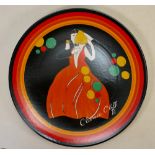 Wedgwood Clarice Cliff High Society charger from The Age of Jazz Series: Boxed with certificate,