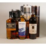 Three bottles of Scotch Malt Whisky to include: Speyside, Highland Park & Aberlour, all boxed. (3)