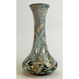 Cobridge Stoneware vase decorated with Sea Life: Dated 1999, height 32.5cm.