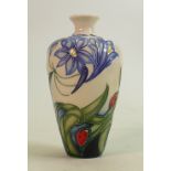 Moorcroft Fly Away Home decorated vase: Height 15cm, dated 2005.
