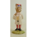 Royal Doulton bunnykins figure Uncle Sam DB50: In a white colourway.