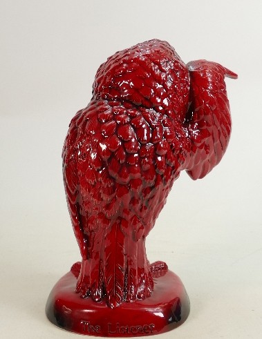Kevin Francis Peggy Davies large Ruby Fusion comical grotesque bird ''The Listener'': Limited - Image 3 of 3