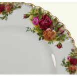 Royal Albert Old Country Roses dinner & tea ware: To include, tea & coffee pot, gravy boat, cups,