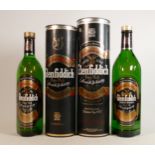 Two Glenfiddich Special Reserve Cased Pure Malt Whiskys: 1ltr at 40% & 70cl at 40%. (2)